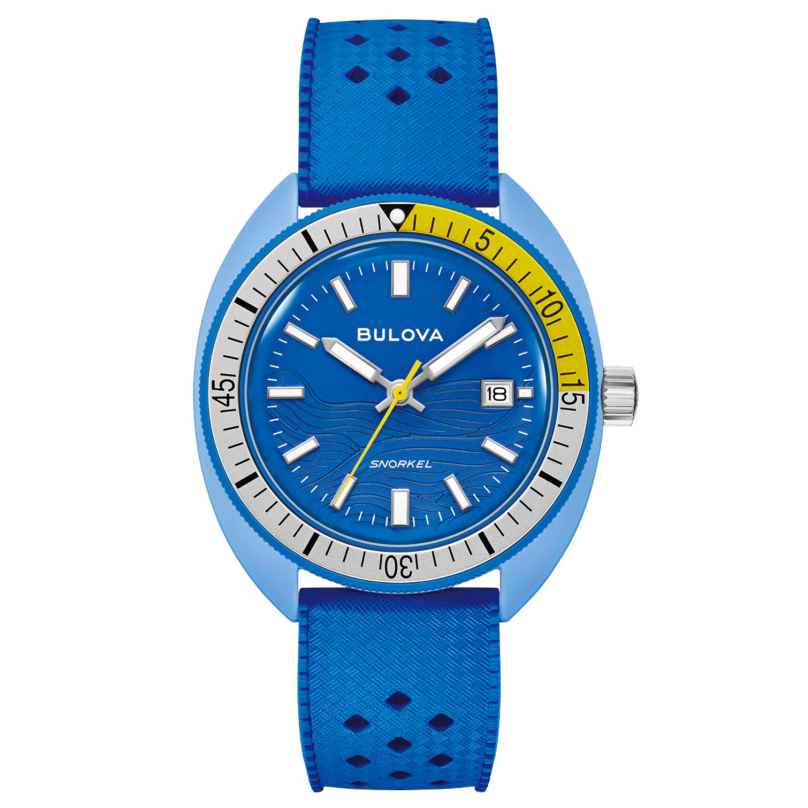 Bulova 98B445 Herrenuhr Quarz Snorkel Blau 7613077603499