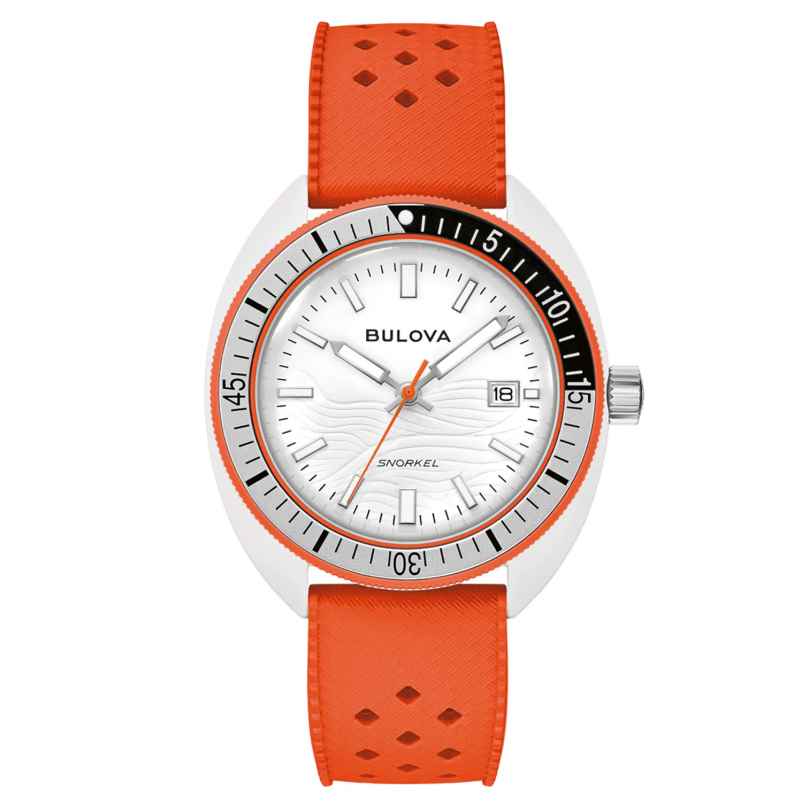 Bulova 98B448 Herrenuhr Quarz Snorkel Orange 7613077603529