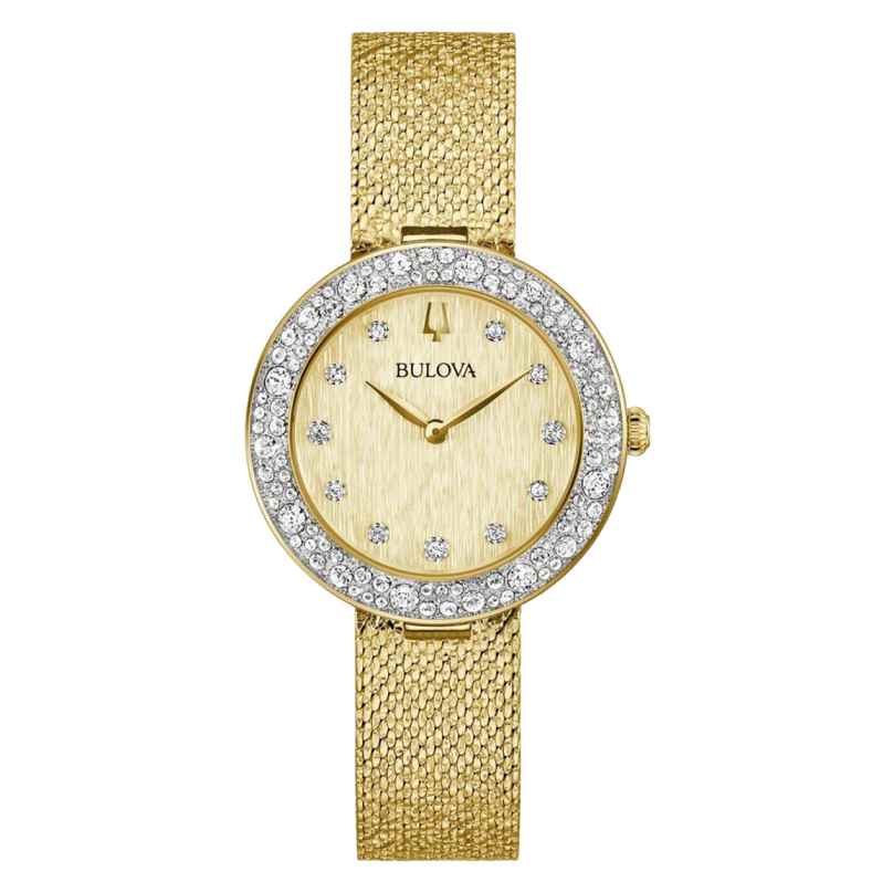 Bulova 98L321 Damenuhr Quarz Champagne Goldfarben 7613077599709