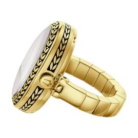 Bulova 97L188 Women's Ring Watch Gold Tone