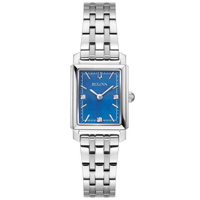 Bulova 96P245 Women's Watch Sutton Blue with small Diamonds 7613077594391