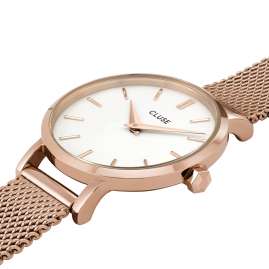 Cluse CW0101211003 Women's Watch La Boheme Petite Mesh rose gold / white