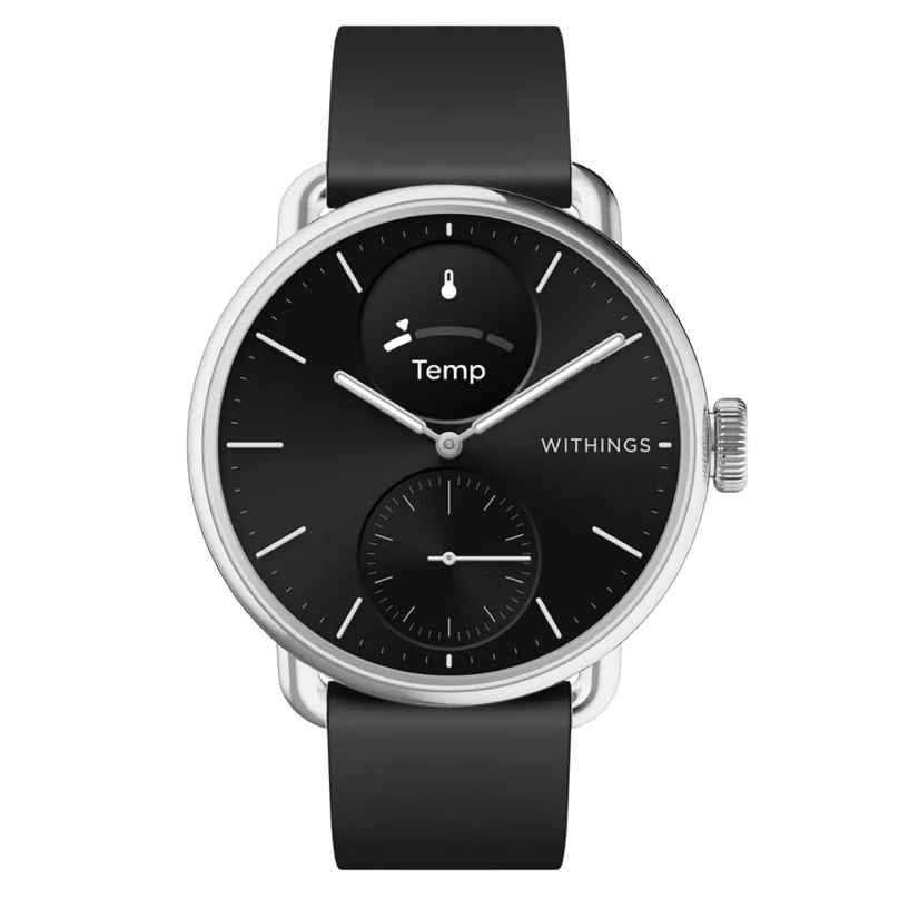 Withings HWA10-Model 1-All-Int Smartwatch ScanWatch 2 silber/schwarz 38 mm 3700546708275