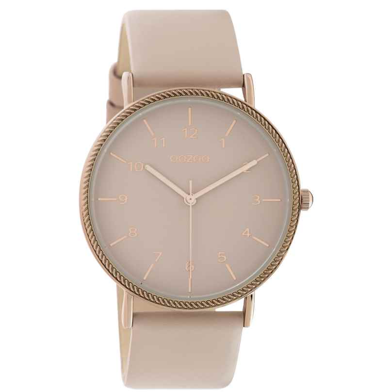 Oozoo C10820 Women's Watch with Leather Strap Pinkgrey 40 mm 8719929022278