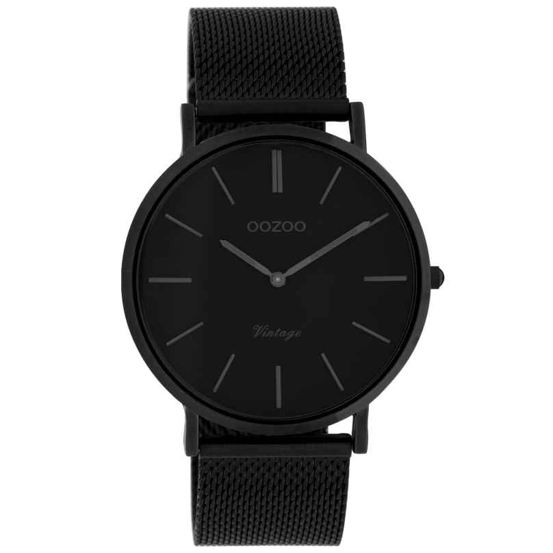 Oozoo C9933 Ladies' Wristwatch Vintage Black 40 mm 8719929009934