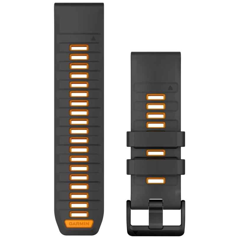 Garmin 010-13393-05 Quickfit Silikonband 26 mm Graphit/Funkenorange 0753759339050