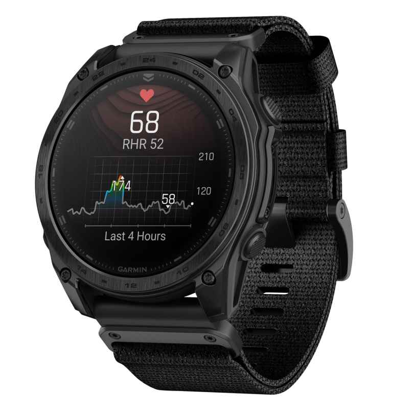 Garmin 010-03406-01 tactix 8 AMOLED Saphir Einsatzuhr Titan Schwarz 51 mm 0753759344078