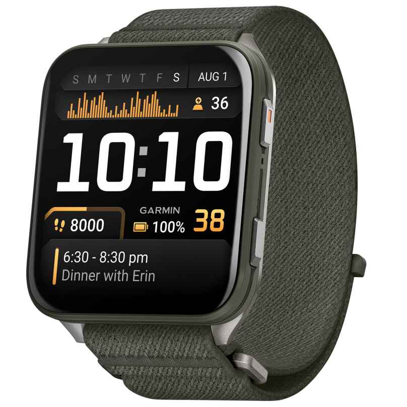 Garmin 010-02980-03 Venu X1 Fitness Smartwatch Moosgrün 0753759342777