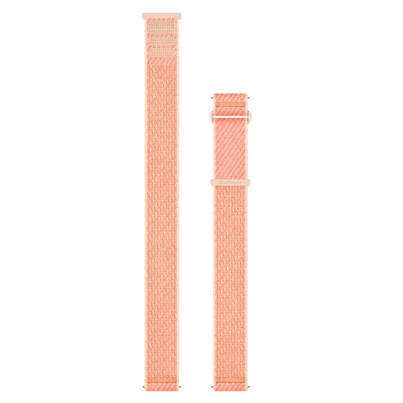 Garmin 010-14400-05 Wechsel-Armband Nylonband 20 mm Korall-/Rosafarben 0753759360672