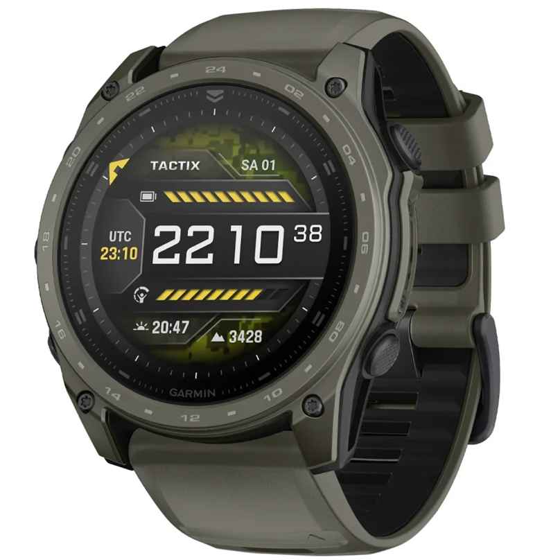 Garmin 010-04553-11 tactix 8 AMOLED Cerakote Einsatzuhr Olivgrün 51 mm 0753759364250