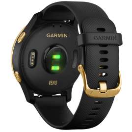 Garmin 010-02173-32 Venu GPS Fitness-Smartwatch Schwarz/Gold