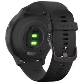 Garmin 010-02239-01 vivomove 3 Smartwatch Silikonband Schwarz/Schiefergrau