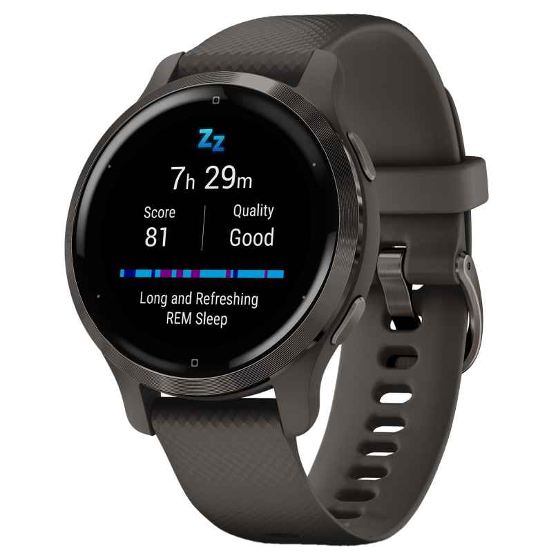Garmin 010-02429-10 Venu 2S Fitness Smartwatch Grau/Schiefergrau 0753759271879