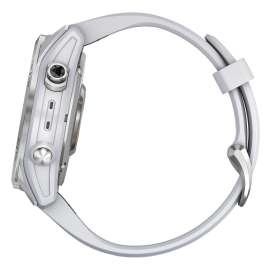 Garmin 010-02539-03 fenix 7S Smartwatch Stone White/Silver