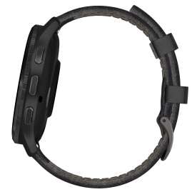 Garmin 010-02784-52 Venu 3 Fitness Smartwatch Black/Slate Grey Leather Strap