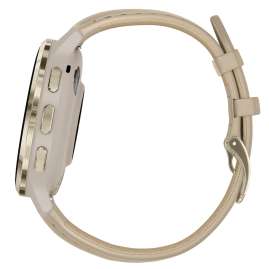 Garmin 010-02785-55 Venu 3S Fitness Smartwatch Beige/Softgold mit 2 Bändern