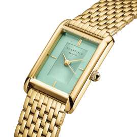 Rosefield HMGSG-H04 Damenuhr Heirloom Goldfarben/Mintgrün