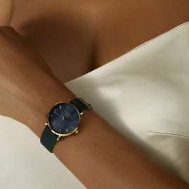 Rosefield WBFLG-W95 Women's Watch Quartz West Village Green/Black