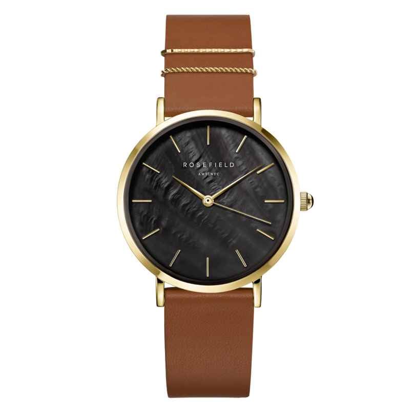 Rosefield WBCLG-W96 Ladies' Wristwatch West Village Brown/Black 8720246519419