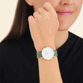 Rosefield WFGG-W85 Ladies' Wristwatch West Village Olive Green/White