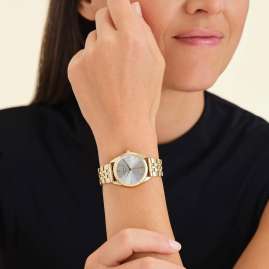 Rosefield ASGSG-A15 Damen-Armbanduhr Ace XS Goldfarben