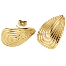 Rosefield JEREG-J965 Women's Stud Earrings Retro Gold Tone