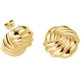 Rosefield JESSG-J1026 Damen-Ohrringe Ohrstecker Spirale Goldfarben