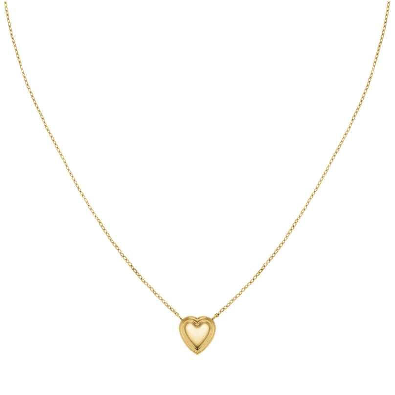 Rosefield JNPHG-J1008 Damen-Halskette Puffy Heart Goldfarben 8720791527365