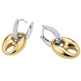 Rosefield JECCD-J1049 Women's Earrings Crystal Two Tone