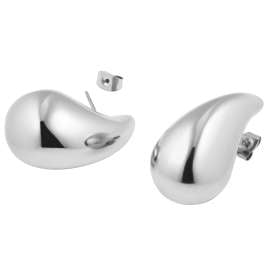 Rosefield JETDS-J932 Damen-Ohrringe Ohrstecker Tropfen Silberfarben