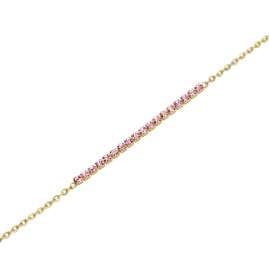Rosefield JBTRG-J905 Damen-Armband Tennisarmband Goldfarben Rosé