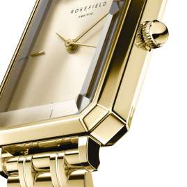 Rosefield OCGSG-O65 Women's Watch Octagon Champagne Medium
