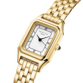 Rosefield OCWGSG-OC01 Women's Watch Quartz Ivy Gold Tone/White