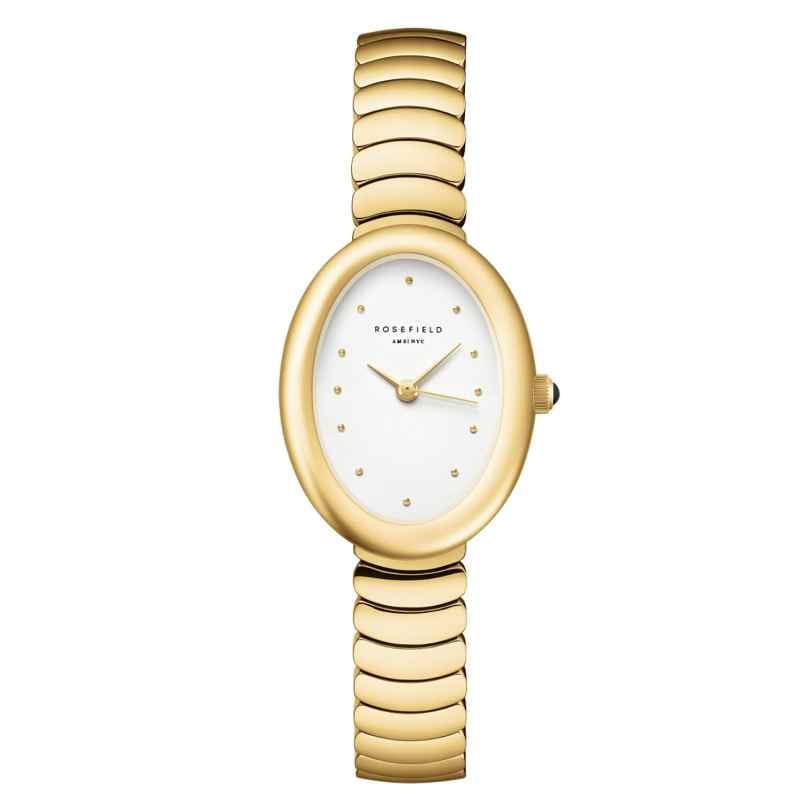 Rosefield OVWGSG-OV19 Damenuhr Oval Goldfarben 8721292002818