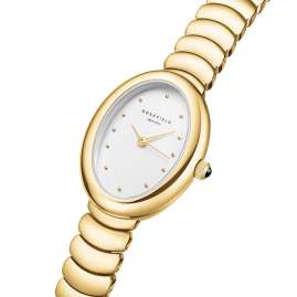 Rosefield OVWGSG-OV19 Women's Watch Oval Gold-Tone