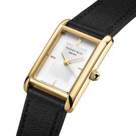Rosefield HWBLG-H06 Women's Watch Heirloom Black Leather