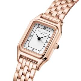 Rosefield OCWRSR-OC04 Ladies´ Watch Quartz Ivy Rose Gold Tone/White