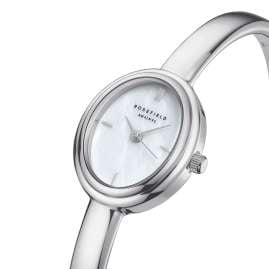 Rosefield STWSSS-ST07 Damen-Armbanduhr Studio Armreif Silberfarben