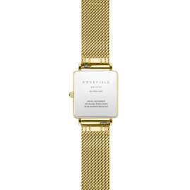 Rosefield QWSG-Q03 Damenuhr Boxy Gold Mesh Medium