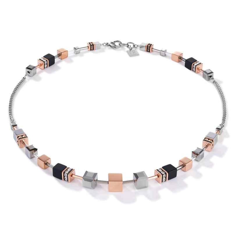 Coeur de Lion 5008/10-1631 Ladies Necklace Stainless Steel rose gold tone / silver 4251588311781