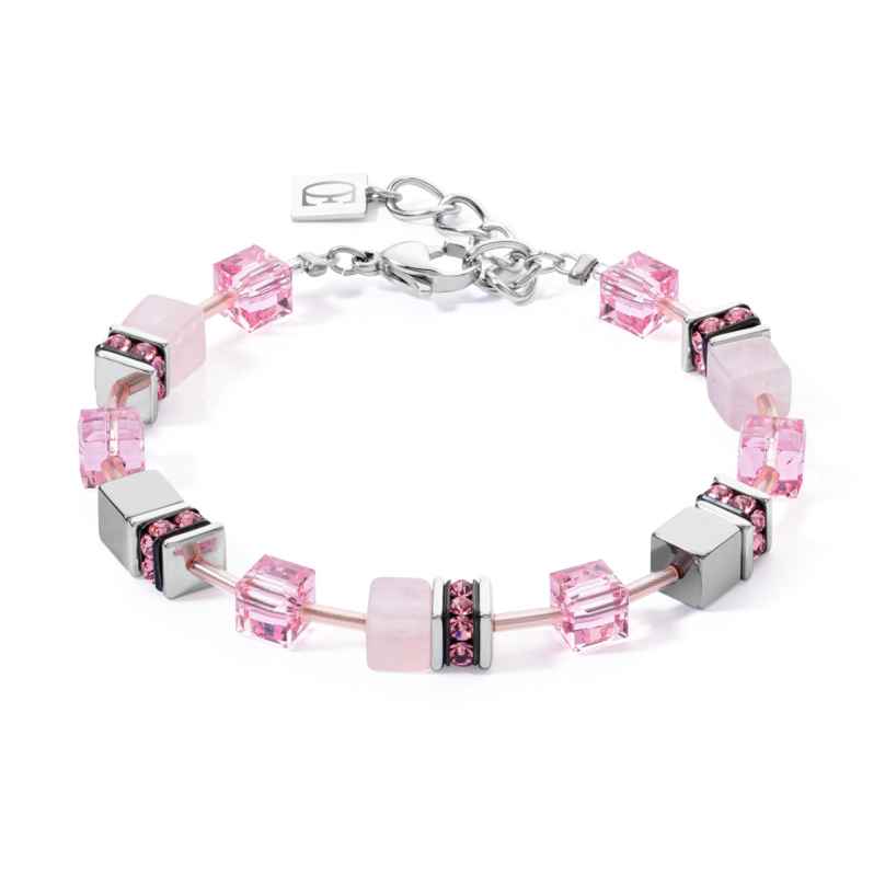 Coeur de Lion 4017/30-1900 Women's Bracelet GeoCUBE Iconic Precious Pink 4251588334186