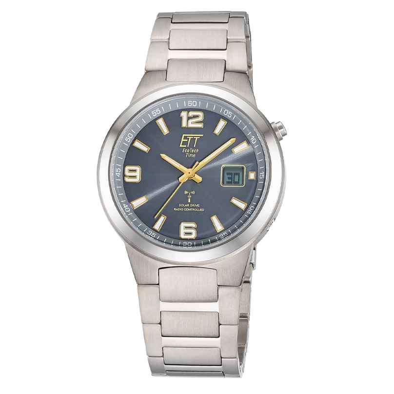 ETT Eco Tech Time EGT-11708-52M Herrenuhr Funk-Solar Everest Gents Titan/Bicolor 4260736036049