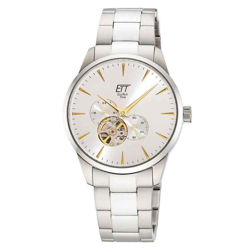 ETT Eco Tech Time EGS-40401-41M Herrenuhr Automatik Motion Drive Stahl Silberfarben 4260736036759