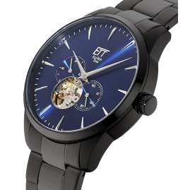 ETT Eco Tech Time EGS-40405-31M Men's Automatic Watch Motion Drive Black/Blue