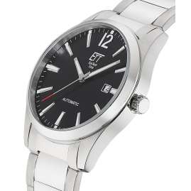 ETT Eco Tech Time EGS-40410-21M Herrenuhr Automatik Motion Drive Stahl/Schwarz