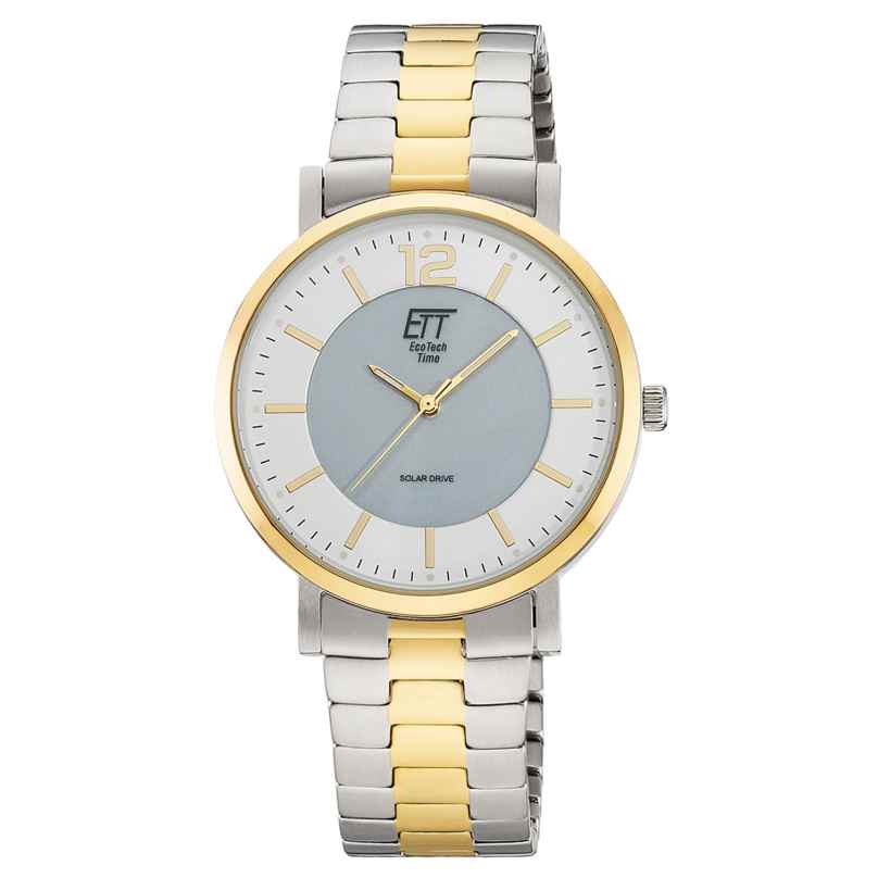 ETT Eco Tech Time EGS-12162-41M Herren-Armbanduhr Solar Zweifarbig 4260736036957
