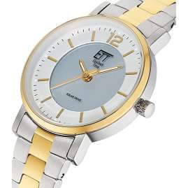 ETT Eco Tech Time ELS-12164-41M Solar Wristwatch for Ladies Bicolour