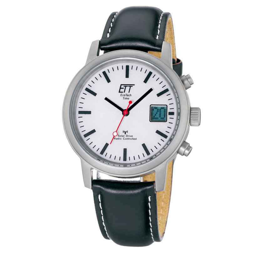 ETT Eco Tech Time EGS-11185-11L Solar Drive Funk Herren-Armbanduhr 4260091348320