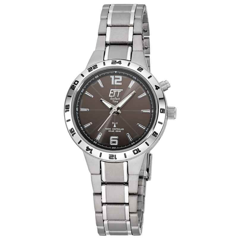 ETT Eco Tech Time ELT-11446-21M Funk-Solaruhr für Damen Basic Titan/Anthrazit 4260503038689
