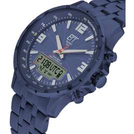 ETT Eco Tech Time EGS-11566-31M Radio-Controlled Solar Men's Watch Arctica Blue